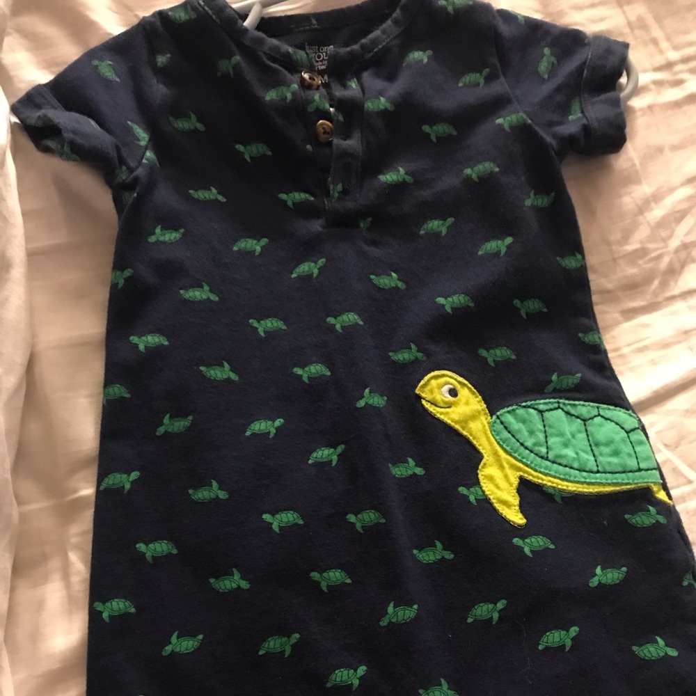 Turtle onesie
